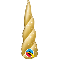 Golden Unicorn Horn 14" (2 Per Package)