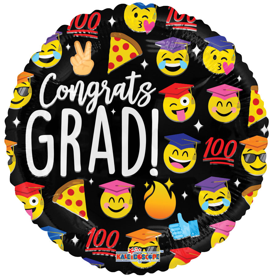 
            
                Load image into Gallery viewer, Grad Emoticons Foil Balloon 18&amp;quot;
            
        