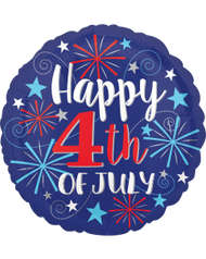 Happy 4th of July Festive 18"