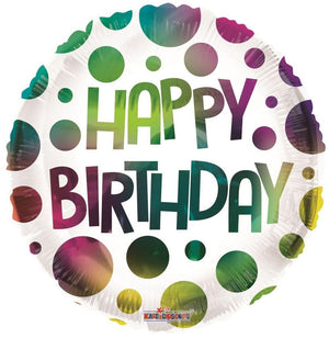 
            
                Load image into Gallery viewer, Happy Birthday Dots - 18&amp;quot; in.
            
        