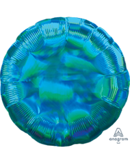 Iridescent and Ombre Mylar Round ( Choose Your Color ) 18"