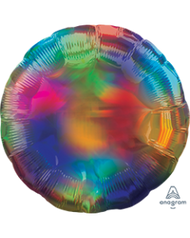 Iridescent and Ombre Mylar Round ( Choose Your Color ) 18"