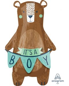 
            
                Load image into Gallery viewer, It&amp;#39;s a Boy Bear SuperShape Foil
            
        
