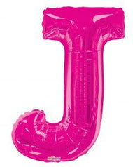 Letters A to Z Hot Pink Foil Balloon - 14" and 34" in each. (Choose your letter and Size)