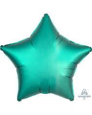 2 Satin Star Shaped Foil Balloon 18" Package (Choose your color)