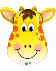 Jolly Giraffe Shaped Foil Balloon | 2 per package - 14