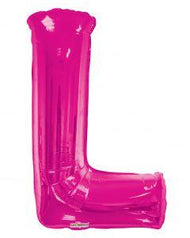 Letters A to Z Hot Pink Foil Balloon - 14" and 34" in each. (Choose your letter and Size)