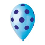 Polka Solid Balloon Light Blue-Blue GS110-009 | 50 balloons per package of 12'' each