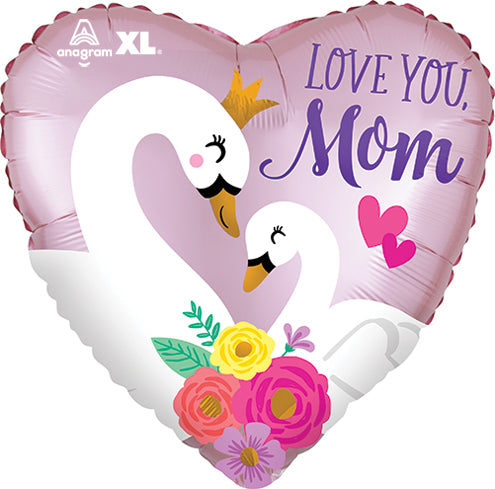 Love You Mom Swans
