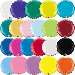 Mylar Round 18" Foil Flat (Choose Your Color)