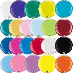 Mylar Round 18" Foil Flat (Choose Your Color)