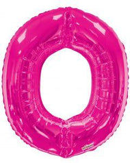 Letters A to Z Hot Pink Foil Balloon - 14" and 34" in each. (Choose your letter and Size)