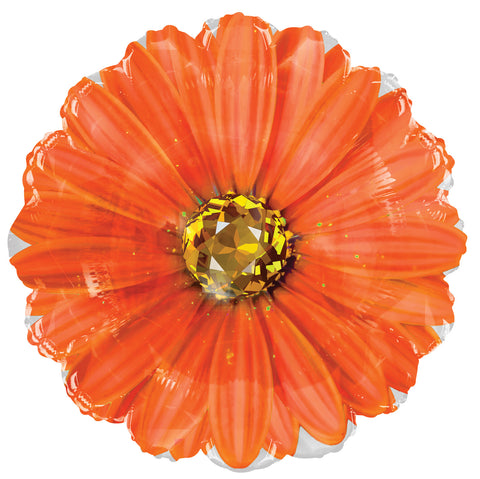Orange Rhinestone Daisy - Single Pack 18
