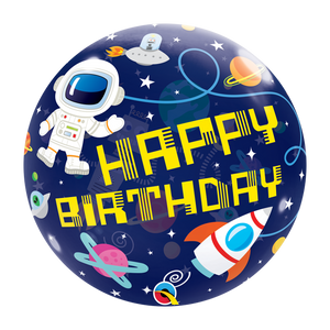 
            
                Load image into Gallery viewer, Outer Space Happy Birthday Bubble 22&amp;quot;
            
        