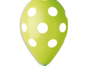 Solid Balloon Polka Light Green GS110-011 | 50 balloon per package of 12''