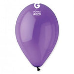 Crystal Balloon Purple G110-020 | 50 Balloons per Package of 12" each | Gemar Balloons USA