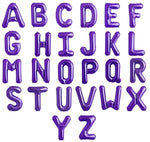 Letter A to Z Purple -14" in (choose your Letter)