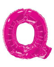 Letters A to Z Hot Pink Foil Balloon - 14" and 34" in each. (Choose your letter and Size)