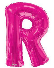 Letters A to Z Hot Pink Foil Balloon - 14" and 34" in each. (Choose your letter and Size)
