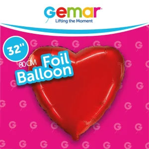 Red Heart Gemar Single Pack 4" 9" 18" 32" (Choose your Size)