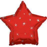 2 Star Shaped Foil Balloon 18" in each (Choose your color) Flat