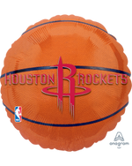 Houston Rockets Ball Foil Balloons 18"