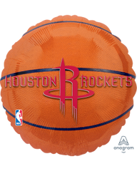 Houston Rockets Ball Foil Balloons 18