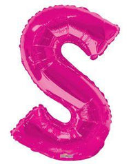 Letters A to Z Hot Pink Foil Balloon - 14" and 34" in each. (Choose your letter and Size)
