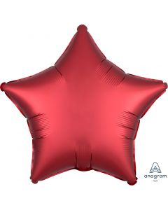 2 Satin Star Shaped Foil Balloon 18" Package (Choose your color)