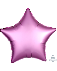 2 Satin Star Shaped Foil Balloon 18" Package (Choose your color)