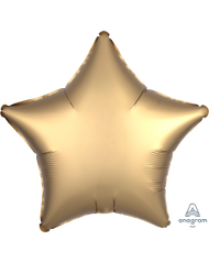 2 Satin Star Shaped Foil Balloon 18" Package (Choose your color)