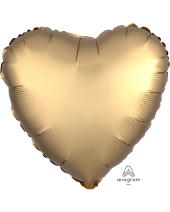2 Satin Luxe Heart Anagram 18" (Choose Your Color)