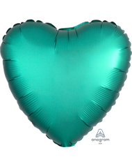 2 Satin Luxe Heart Anagram 18" (Choose Your Color)