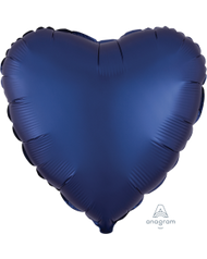 2 Satin Luxe Heart Anagram 18" (Choose Your Color)