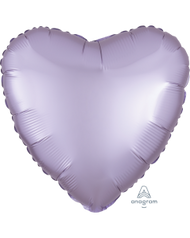2 Satin Luxe Heart Anagram 18" (Choose Your Color)