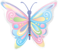 Shape Beautiful Butterfly Foil Balloon 40"
