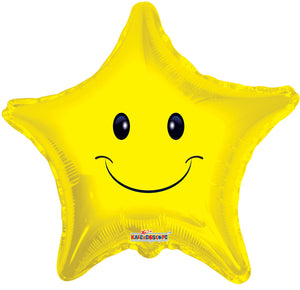 Smiley Face Star - Single Pack 18"