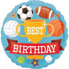 Happy Birthday Themed Foil Balloon - 18