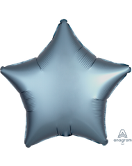 2 Satin Star Shaped Foil Balloon 18" Package (Choose your color)