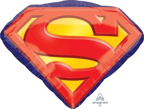 
            
                Load image into Gallery viewer, Superman Emblem Foil Balloon | 26&amp;quot; in x 20&amp;quot; in
            
        