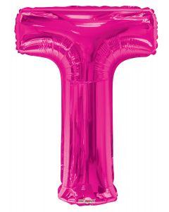Letters A to Z Hot Pink Foil Balloon - 14" and 34" in each. (Choose your letter and Size)