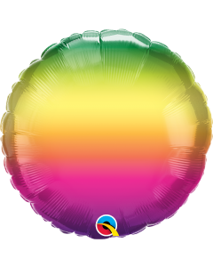 Iridescent and Ombre Mylar Round ( Choose Your Color ) 18 – City