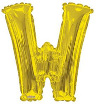 Letters A to Z Gold Foil Balloon - 14" in and 34" in (Choose Size And Letter)