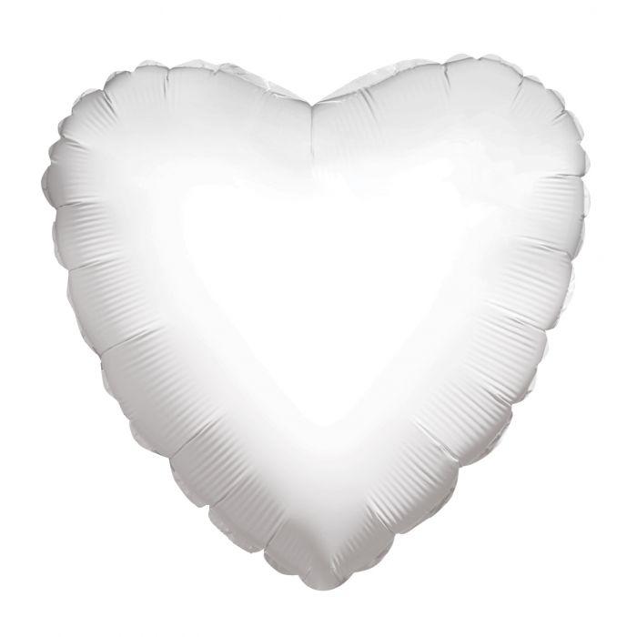 2 Heart Shaped Foil Balloon 18" in (Choose your color)