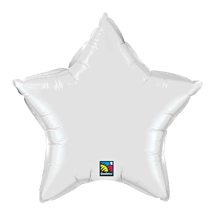 2 Star Shaped Foil Balloon 18" in each (Choose your color) Flat