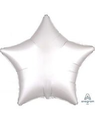 2 Satin Star Shaped Foil Balloon 18" Package (Choose your color)