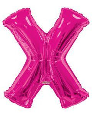 Letters A to Z Hot Pink Foil Balloon - 14" and 34" in each. (Choose your letter and Size)