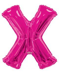 Letters A to Z Hot Pink Foil Balloon - 14" and 34" in each. (Choose your letter and Size)