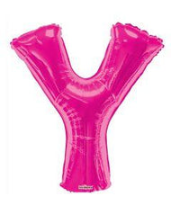 Letters A to Z Hot Pink Foil Balloon - 14" and 34" in each. (Choose your letter and Size)
