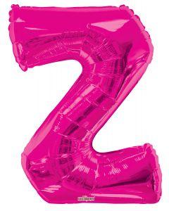 Letters A to Z Hot Pink Foil Balloon - 14" and 34" in each. (Choose your letter and Size)